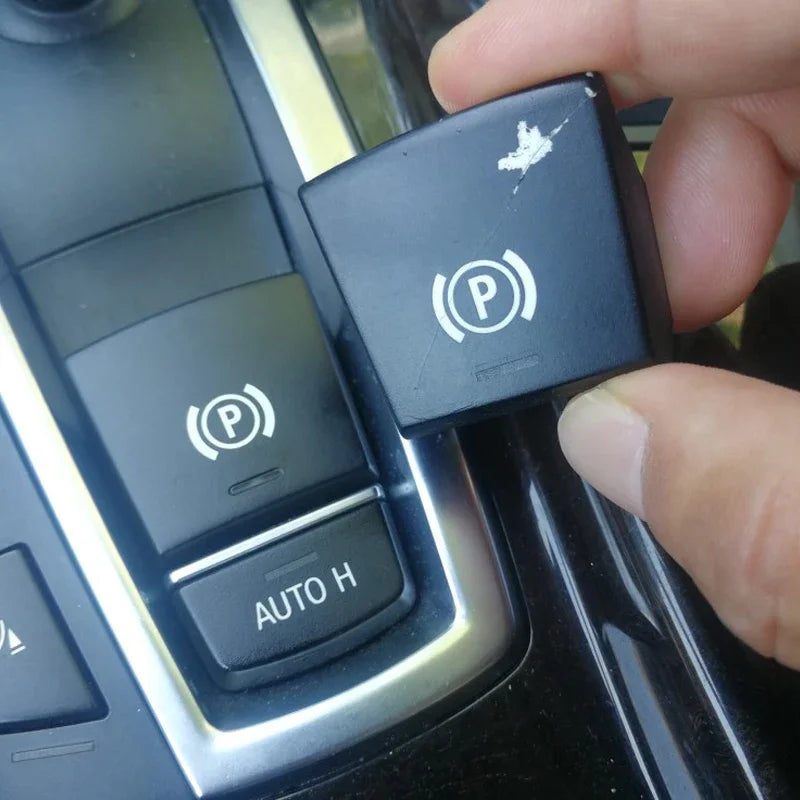 Car Parking Brake Handbrake P Button Switch Cover Auto H Caps For BMW 5 7 X3 X4 F Series F01 F02 F10 F12 F15 F16 F25 F26