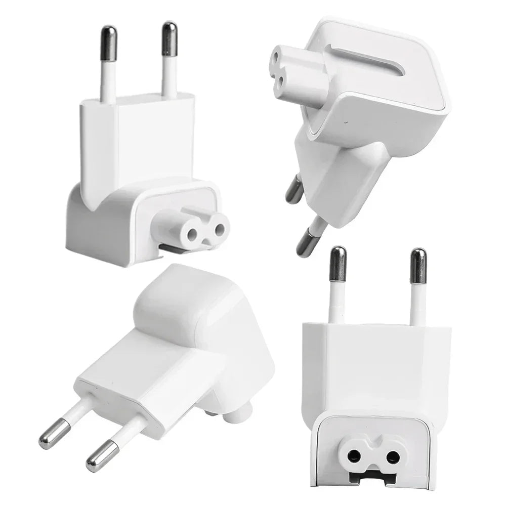 5/1Pack EU AC Power Wall Plug Duck Head For Apple MacBook iPad Pro Air Adapter Charger Fast Charging Laptop Converters Adapters