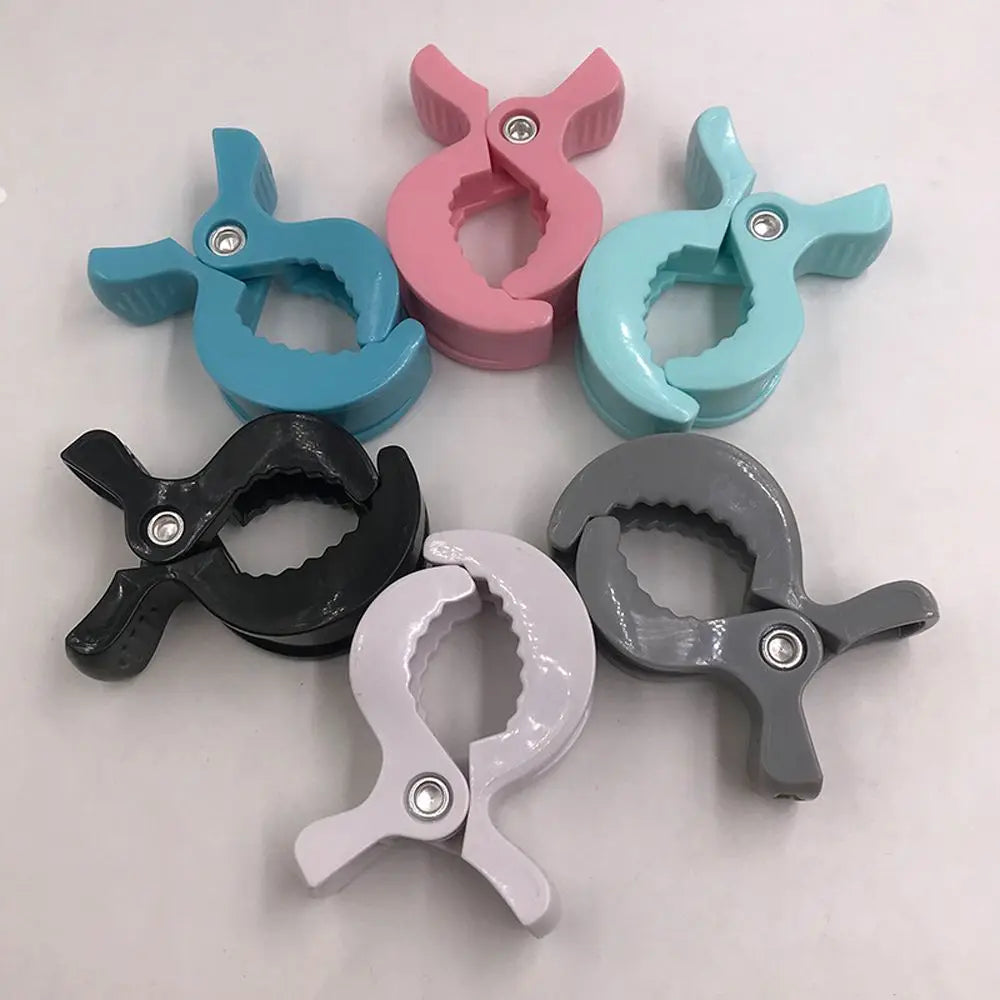 2Pcs Baby Stroller Clamp Alligator Clip Pram Peg Portable Stroller Hook Baby Car Seat Clips Toddler Baby Stroller Accessories