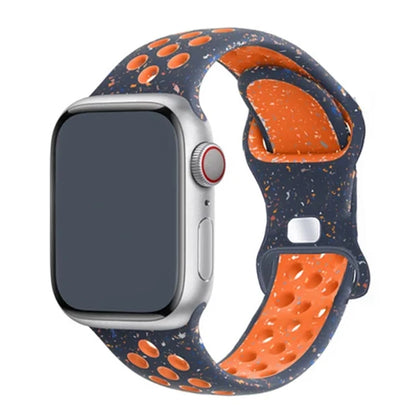 Strap For Apple Watch Band 44mm 49mm 40mm 45mm 41mm 42mm Silicone bracelet correa iWatch Ultra 2 Series 9 8 SE 7 6 5 4 3