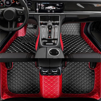 Custom Automotive Car Floor Mats For Audi A5 Sportback 2010 2011 2012 2013 Auto Luxury Leather Men Women Car Mats Full Coverage