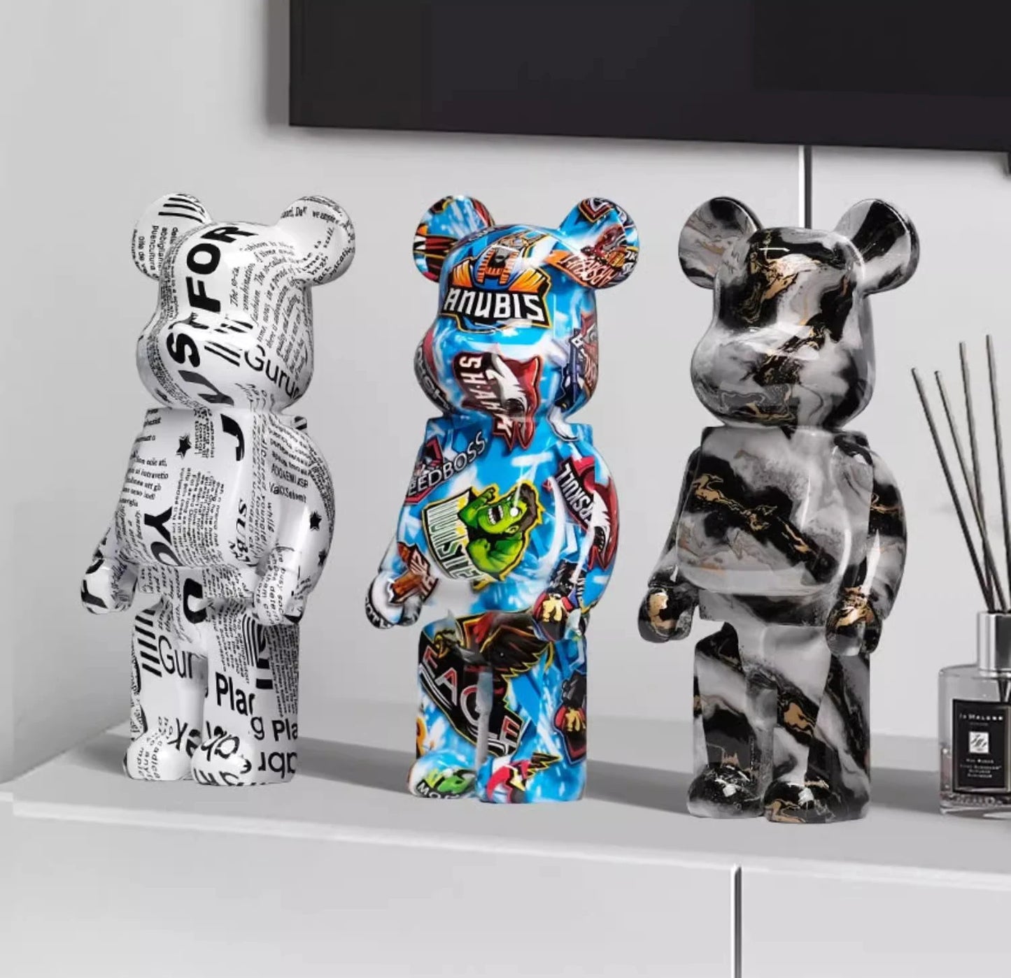 Bear 400 Figurines Home DecorationAccessories Modern Stvle Desk DecorationNordic Home Decor Living Room DecorationStatue