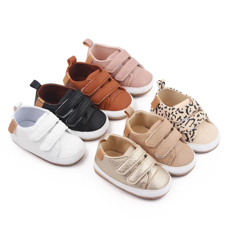 KIDSUN Spring Boys Girls Casual Canvas Sneakers Shoes Newborn Baby Shoes Soft Sole First Walkers Toddler Shoes