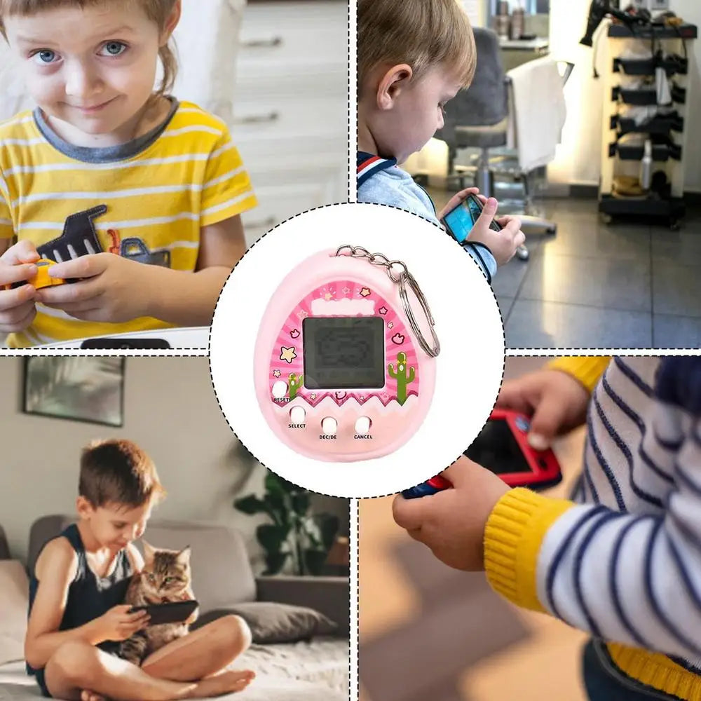 Portable Virtual Electronic Pets New Digital Pet Keychain Game With 168 Pets Options Mini Virtual Animal Toys For Boys Girls