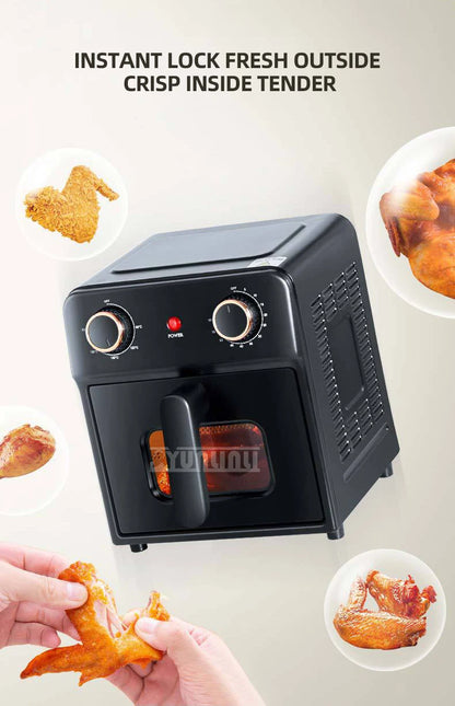 6L Air Fryer Household Large Capacity Freidora Aceite Multifunctional French Fry Machine Friggitrice Professionale