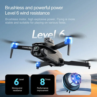 For Xiaomi V168 Drone 8K 5G GPS Professional HD Aerial Photography Dual-Camera Omnidirectional Obstacle Avoidance Drone