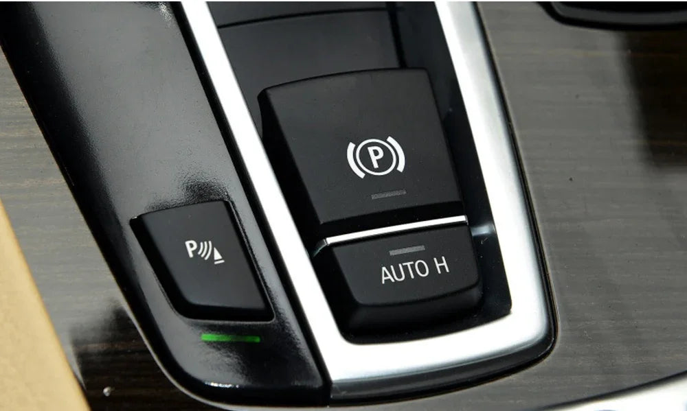 Car Parking Brake Handbrake P Button Switch Cover Auto H Caps For BMW 5 7 X3 X4 F Series F01 F02 F10 F12 F15 F16 F25 F26