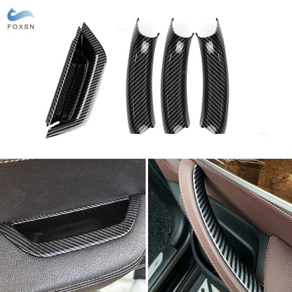 Car Interior Door Handles Panel Pull Trim Inner Handle Cover for BMW X3 X4 F25 F26 2010 2011 2012 2013 2014 2015 2016 2017