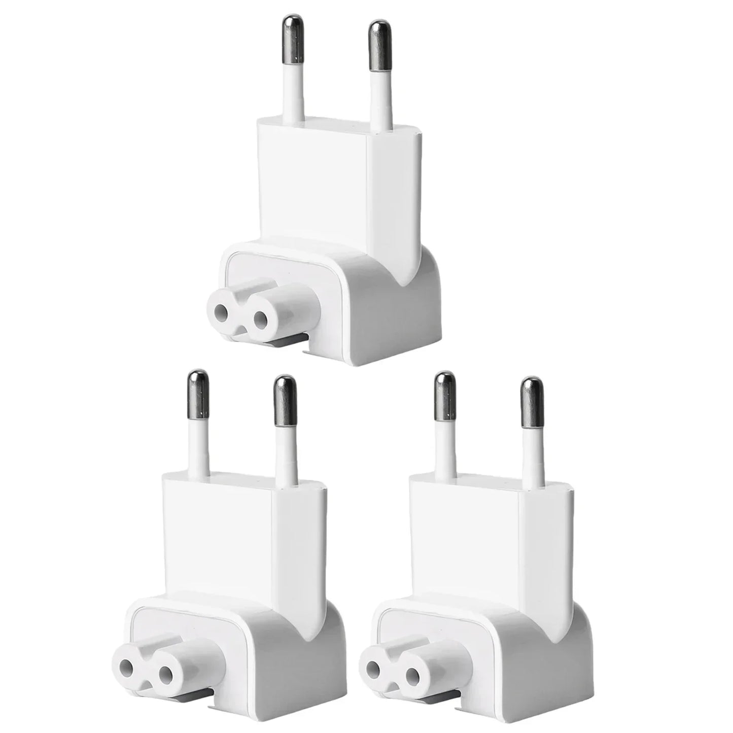 5/1Pack EU AC Power Wall Plug Duck Head For Apple MacBook iPad Pro Air Adapter Charger Fast Charging Laptop Converters Adapters