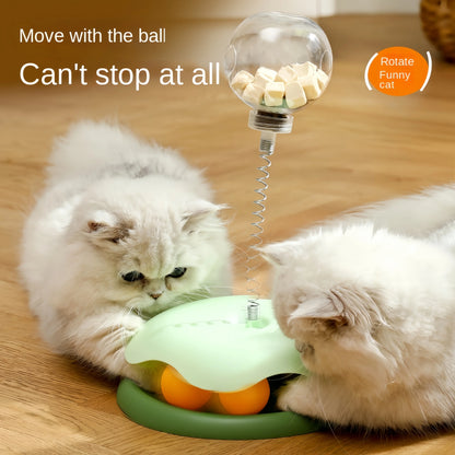 Cat Puzzle Food Leaking Ball Toy Cat Dog Interactive Treat Leaking Toy Catnip Slow Cat Dog Feeder Fun Pet Products Accessories