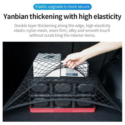 70x70 Auto for BMW X1 IX1 U11 2023 2022 Accessories Car Boot Trunk Cargo Net Elastic Storage Organizer Car Styling Stickers Part