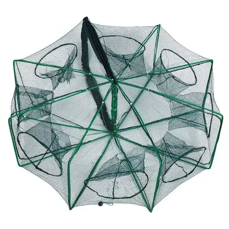 6-10 hole square folding shrimp cage, eel cage, lobster net, lantern net, fishing net, small polygonal fishing net