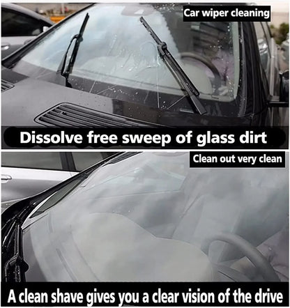 Car Tablet Windscreen Cleaner Effervescent Window Solid Cleaning Automobile  Glass Wiper Washing Tablets Dust Remover Pink