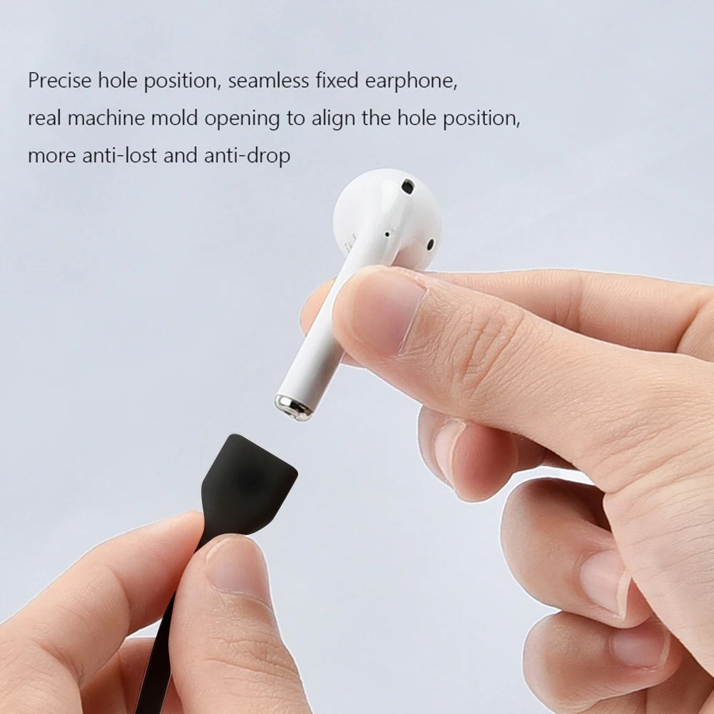 Silicone Magnetic String Rope For Apple AirPods Pro 2 3 Soft Anti-lost Cords Neck Strap For Air Ear Pods 1 2 Universal Earphone