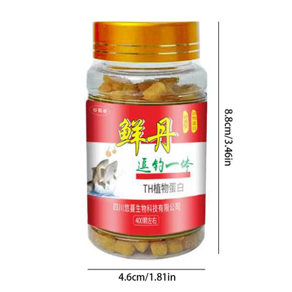 Bait Pellets High Protein Fishy Taste Hemoglobin Bait Freshwater Crucian Carp Grass Fish Bream Bait Fishing Accessories