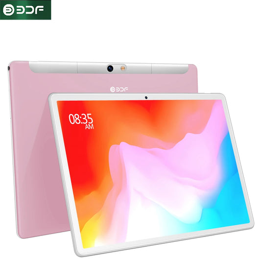 BDF 10.1'' Tablet PC Android 11 Support 4G/3G Dual SIM Card Tablets 4GB+64GB Bluetooth Wi-Fi Tablet Android Pc