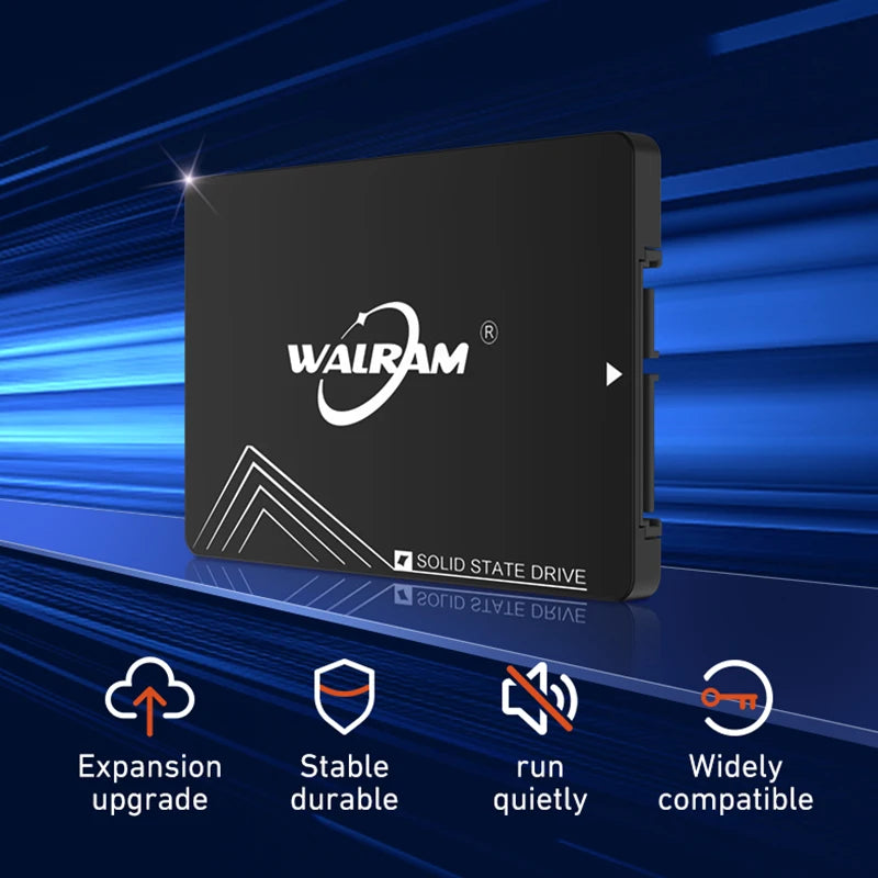 WALRAM SATA3 SSD 128GB 256GB 120GB 480GB 512GB 1TB Hdd 2.5 Hard Disk Disc 2.5 " Internal Solid State Drive 240 gb for laptop