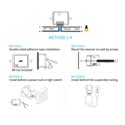 Smart  Rebound Type 433Mhz Light Switch House Improvement Self-Power Remote Controller Push Button Wall Switch Set