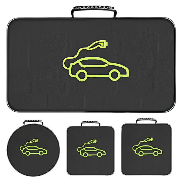 Caricabatterie per auto elettriche, spine, custodia, borsa per il trasporto, cavo di ricarica per auto elettriche, prese, contenitore per apparecchiature ignifugo impermeabile