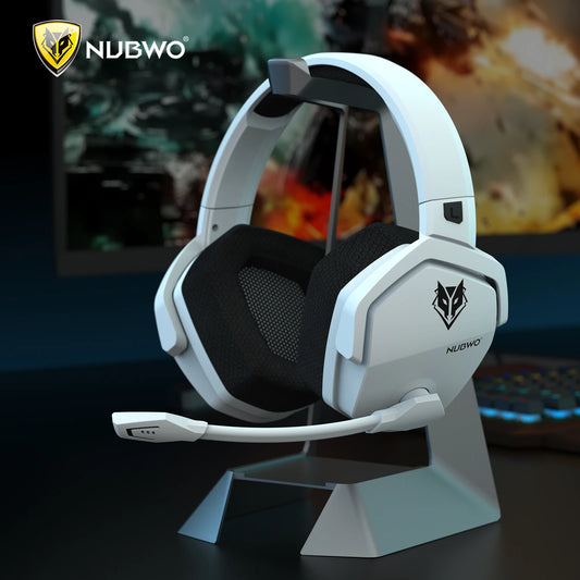 NUBWO G06 Dual Wireless Gaming Headset with Microphone for PS5, PS4, PC, Mobile, Switch 2.4GHz Wireless Bluetooth Headphone