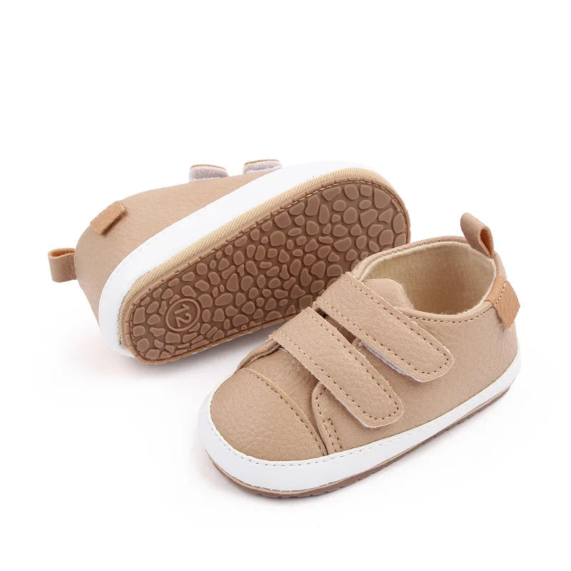 KIDSUN Spring Boys Girls Casual Canvas Sneakers Shoes Newborn Baby Shoes Soft Sole First Walkers Toddler Shoes