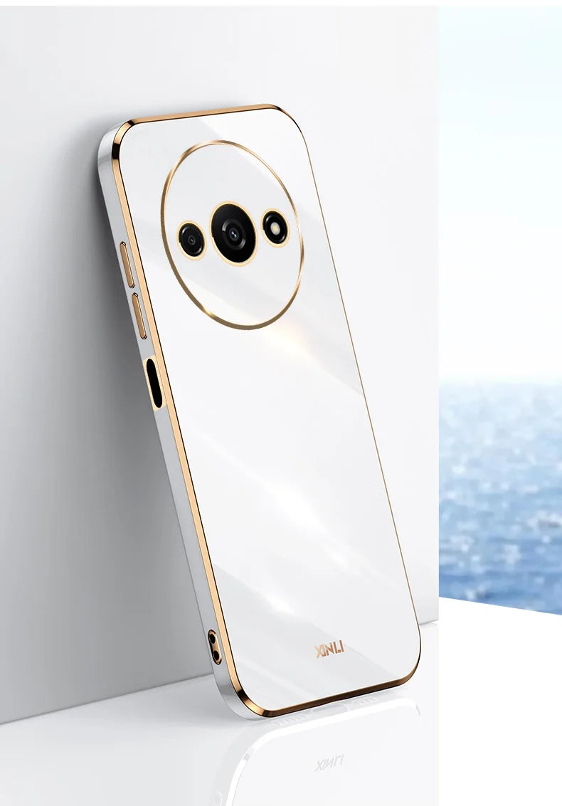 For Redmi A3 Case Soft TPU Case Anti-Fingerprint Camera Protection Cover For Xiaomi Redmi A3