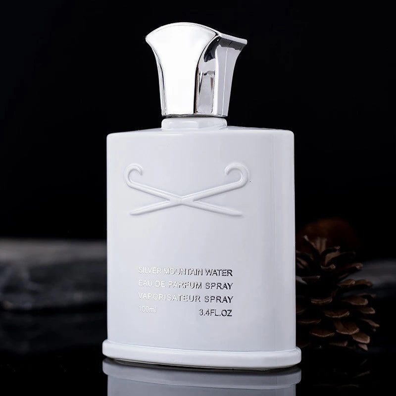 Brand Luxury Refreshing Light Men Perfume 100ml Silver Mountain Water Scent Eau De Parfum Charm Cologne Mujer Originales Spray