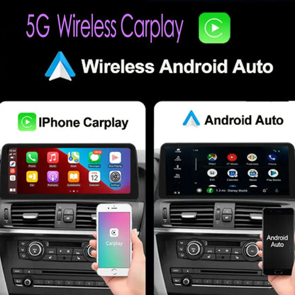 Android Auto For BMW X1 F48 X2 F49 (2016- 2017) NBT&EVO System 2018 - 2020 Car Radio Player GPS Navigation Multimedia Carplay