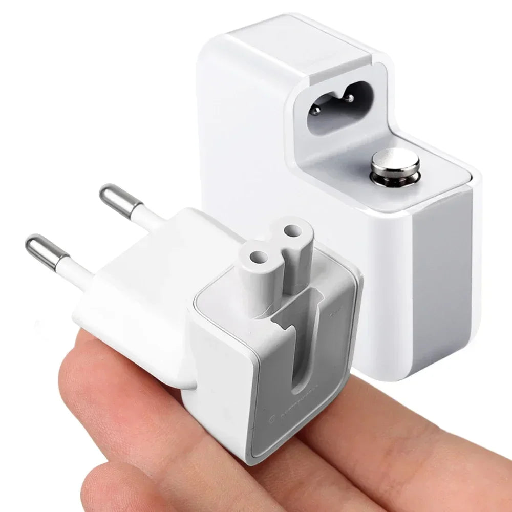 5/1Pack EU AC Power Wall Plug Duck Head For Apple MacBook iPad Pro Air Adapter Charger Fast Charging Laptop Converters Adapters