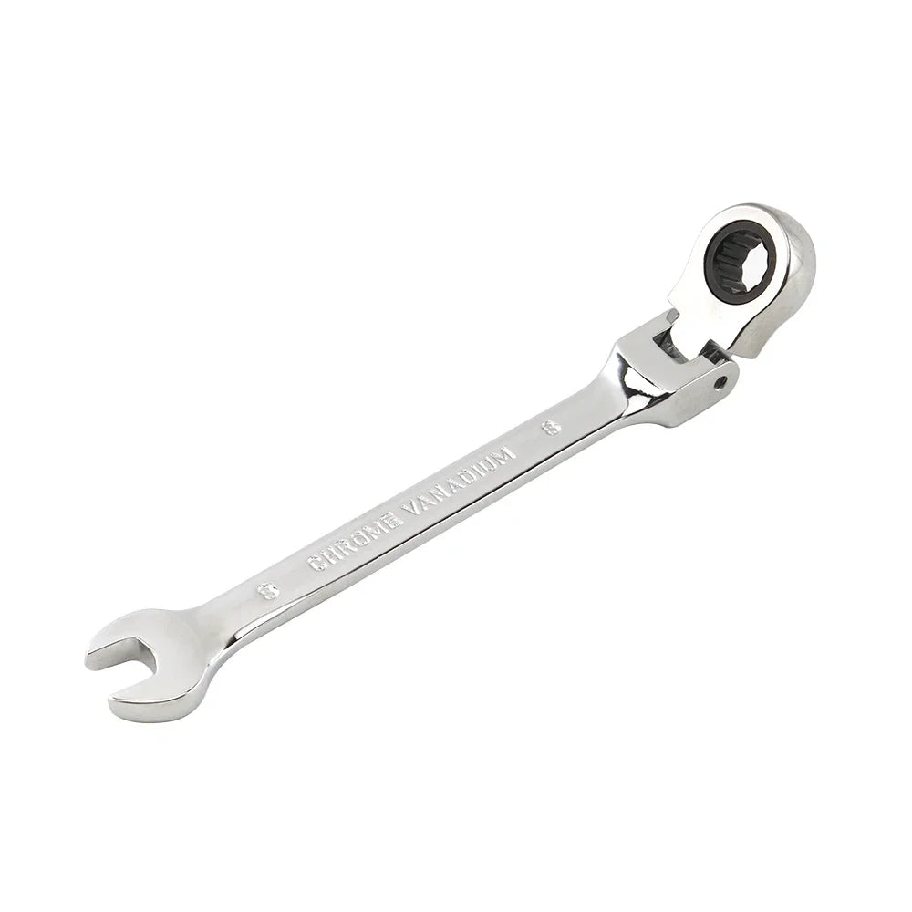 20 21 24mm 1PC Ratchet Wrench of Keys Spanner Hand Tool 72-Tooth Ratcheting Flexible Head Mirror Finish