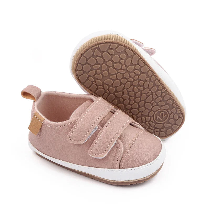 KIDSUN Spring Boys Girls Casual Canvas Sneakers Shoes Newborn Baby Shoes Soft Sole First Walkers Toddler Shoes