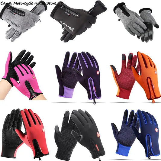 Winter Gloves Waterproof Thermal Touch Screen Thermal Windproof Warm Gloves Cold Weather Running Sports Hiking Ski Gloves 