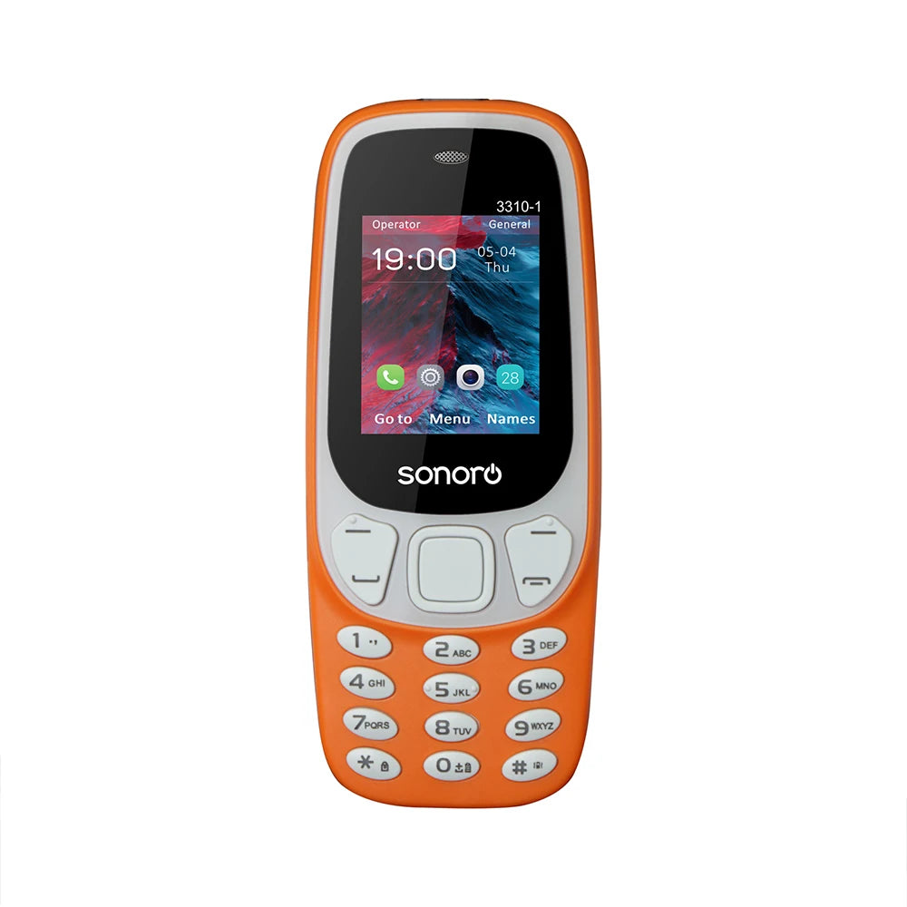 MKTEL 3310-1 Feature Phone 1.77inch 800mAh Battery Display Dual SIM Dual Standby MP3/MP4/FM/Radio Torch Senior Phone