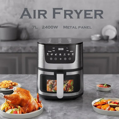 7L Electric Air Household Fritadeira Fryer Intelligent French Fry Machine with Large Capacity Electric Fryer