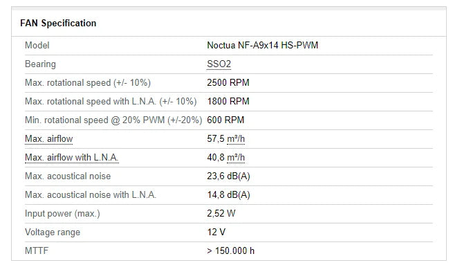 Noctua NH-L9a-AM5 92mm Fan AM5/AMD Platform CPU Cooler 37mm Height NH-L9a-AM5 Tower Radiator 6 Years Warranty