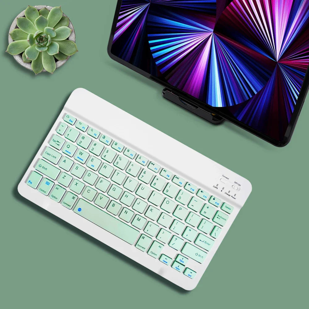 Tablet Wireless Keyboard For iOS Android Windows For iPad Huawei Samsung Xiaomi Teclado Bluetooth-compatible Keyboard and Mouse