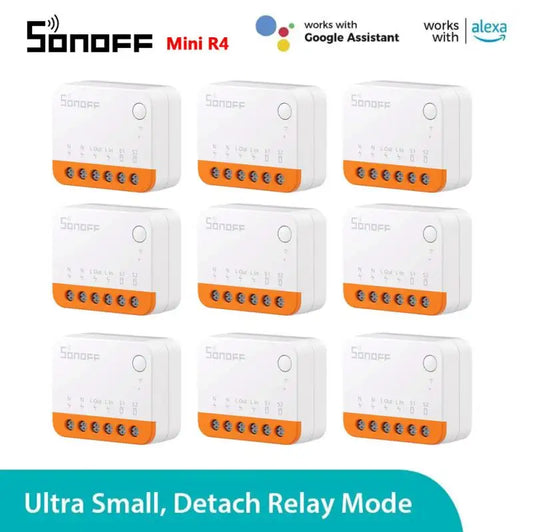 SONOFF MINI R4 Wifi Switch Module Smart 2 Way Switch Works With R5 S-MATE Smart Home Voice Control Alexa Google Home Ewelink 