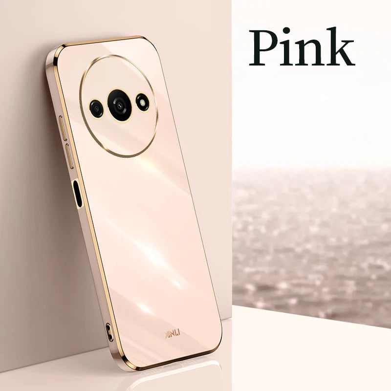 For Redmi A3 Case Soft TPU Case Anti-Fingerprint Camera Protection Cover For Xiaomi Redmi A3