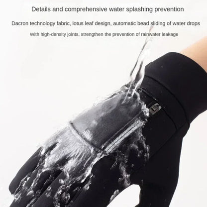 Waterproof Winter Fishing Gloves 2 Finger Flip Winter Gloves Windproof  Men Women Warm Protection Fish Angling Gloves