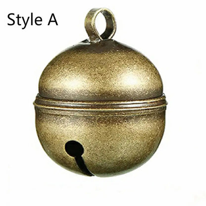 Cat Dog Collar Bells Brass Bells for Collar Dog Charm Bells Pet Pendant with Key Rings for Collars Necklace