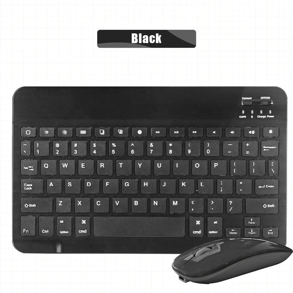 Tablet Wireless Keyboard For iOS Android Windows For iPad Huawei Samsung Xiaomi Teclado Bluetooth-compatible Keyboard and Mouse