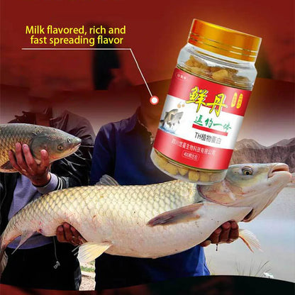 Bait Pellets High Protein Fishy Taste Hemoglobin Bait Freshwater Crucian Carp Grass Fish Bream Bait Fishing Accessories