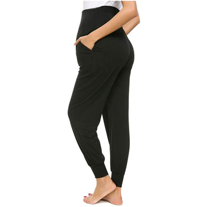 2024 Maternity Pants Soft Slim Adjustable Waist Pregnant Women Leggings Pregnancy Clothes Pants Ropa Mujer Embarazada Premama