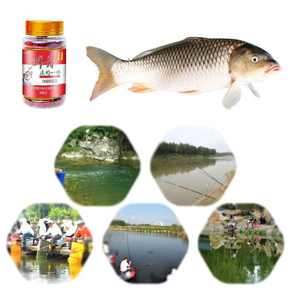 Bait Pellets High Protein Fishy Taste Hemoglobin Bait Freshwater Crucian Carp Grass Fish Bream Bait Fishing Accessories