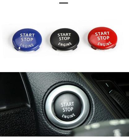 Car Engine START Button Replace Cover STOP Switch Accessories Key Decor for BMW X1 X5 X6 E71 Z4 E89 3 5 Series E90 E91 E60 E87