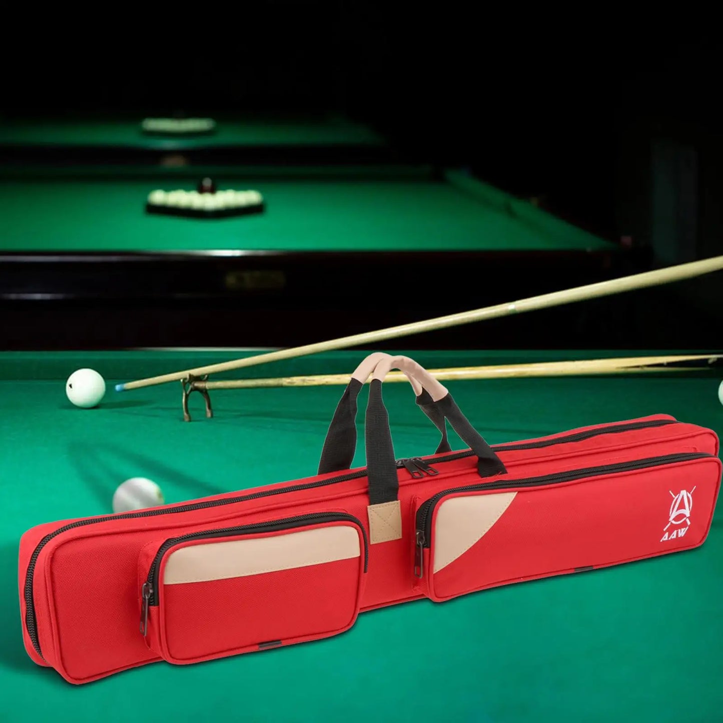 Pool Cue Case Waterproof with Adjustable Shoulder Strap Billiard Cue Case