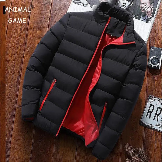 Men's Winter Coat Plus Size Fashion Fall Down Coat Warm Clothing Men's Parka Sweatwear Winter Jacket Men 