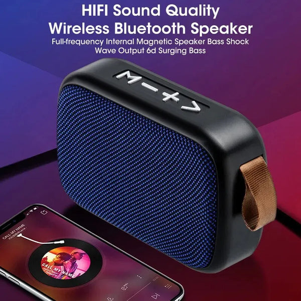 Nuovo altoparlante Bluetooth wireless, subwoofer portatile per esterni, mini altoparlante in tessuto per la casa