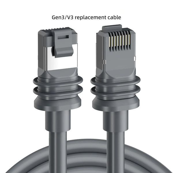 Router Starlink V3/Gen3 Cavo di estensione Starlink Cavo Ethernet Gigabit Spina e parabola per satellite Starlink Impermeabile per esterni