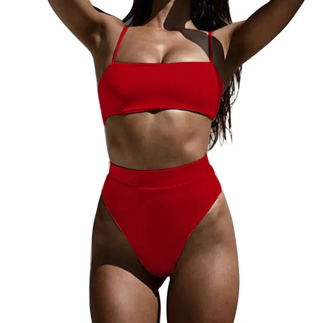 Brazilian Ribbed Bikini Set: Sizzling